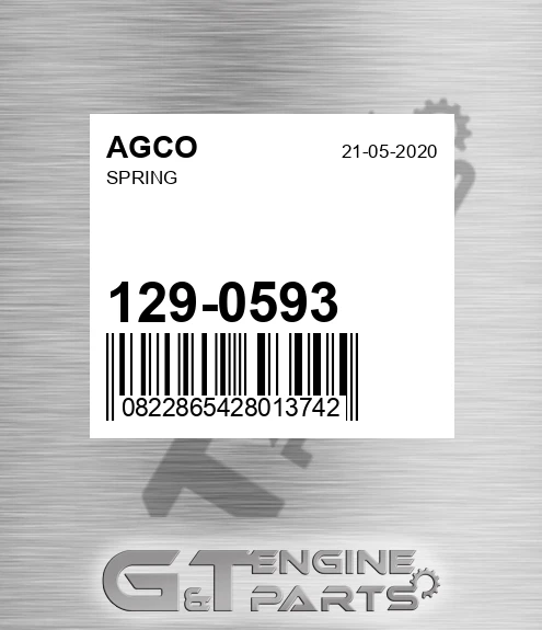 129-0593 Spring for AGCO