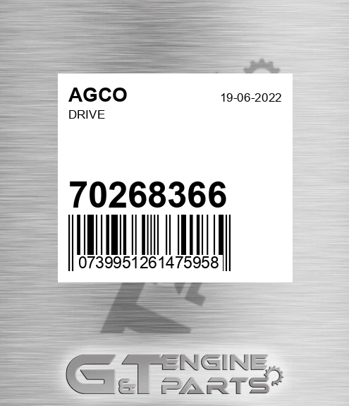 70268366 AGCO Drive