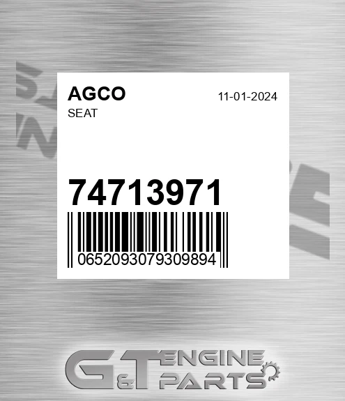 74713971 Seat