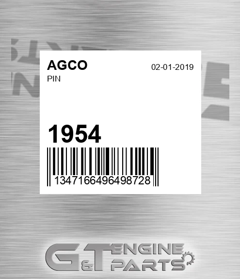 1954 Pin for AGCO