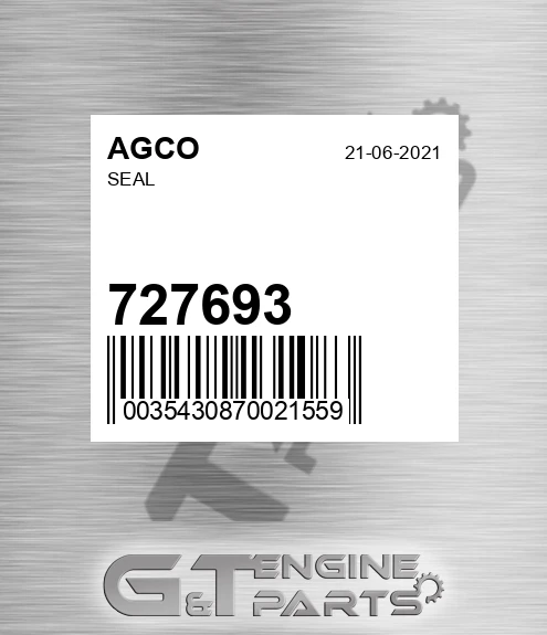 727693 Seal for AGCO