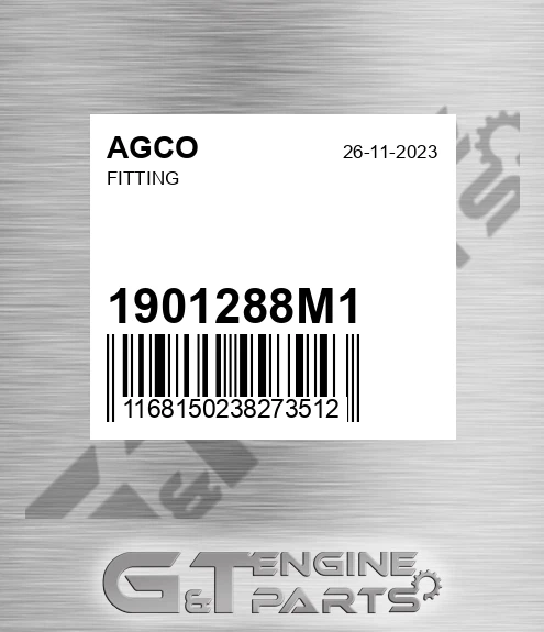 1901288M1 Fitting for AGCO