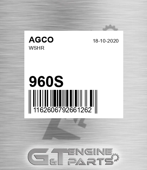 960S Wshr