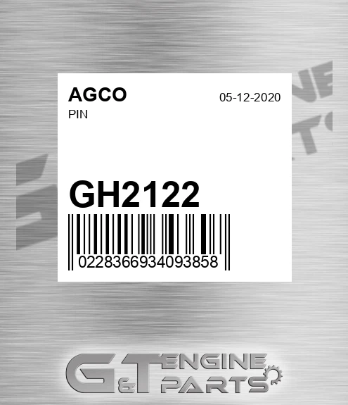 GH2122 AGCO Pin