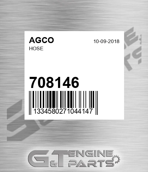708146 AGCO Hose