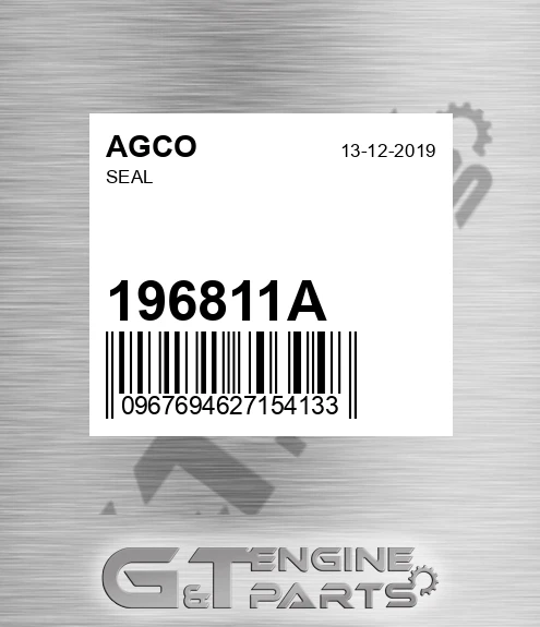 196811A Seal for AGCO
