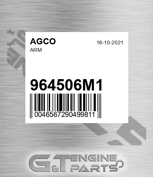 964506M1 Arm for AGCO