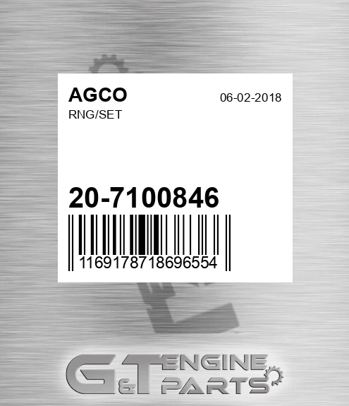 20-7100846 Rng/set for AGCO