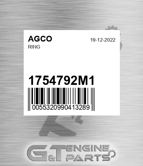 1754792M1 AGCO Ring