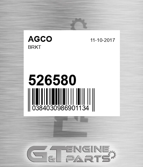 526580 AGCO Brkt