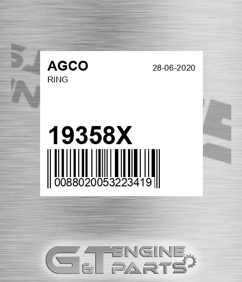 19358X Ring for AGCO