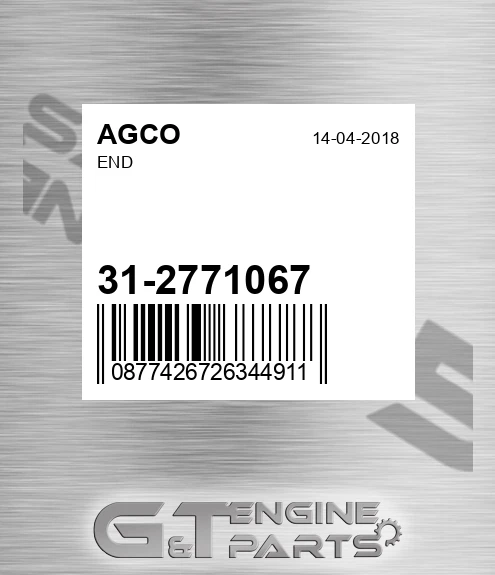 31-2771067 End for AGCO
