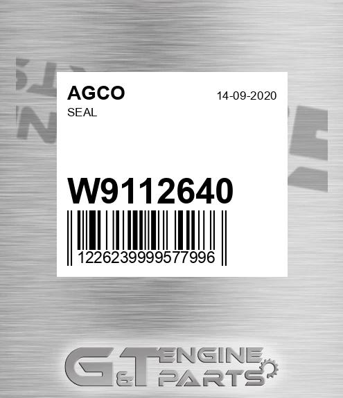 W9112640 Seal for AGCO