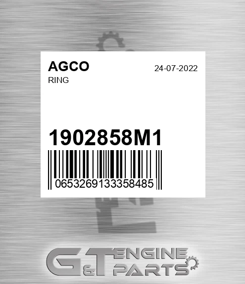 1902858M1 Ring for AGCO