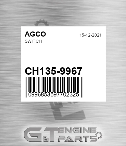 CH135-9967 Switch for AGCO