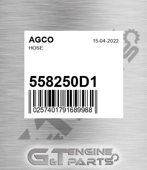 558250D1 Hose