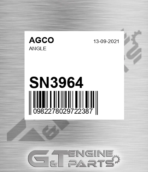 SN3964 Angle for AGCO