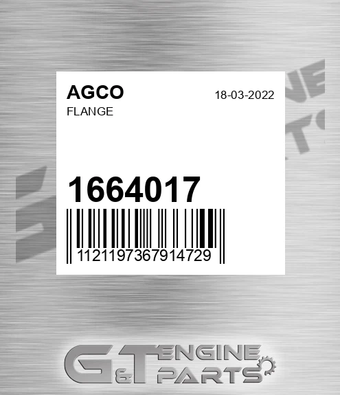 1664017 Flange for AGCO