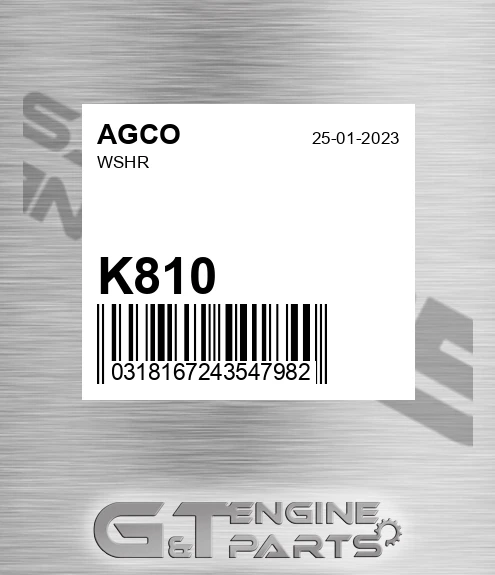 K810 Wshr