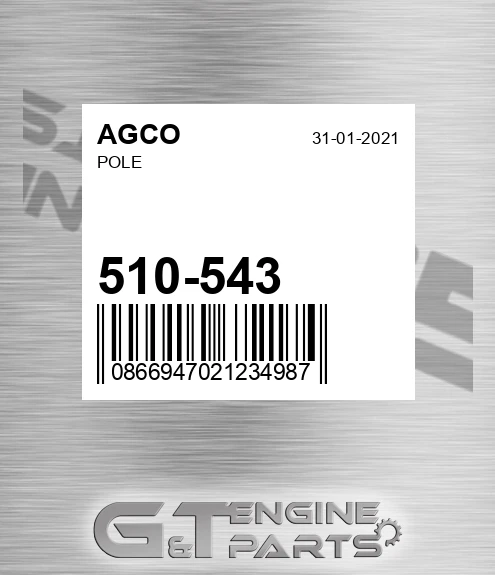 510-543 Pole for AGCO