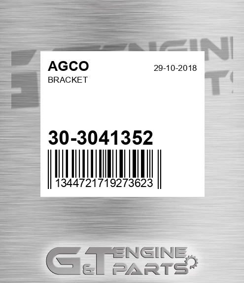 30-3041352 Bracket for AGCO