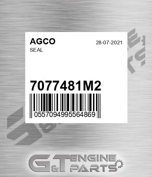 7077481M2 AGCO Seal