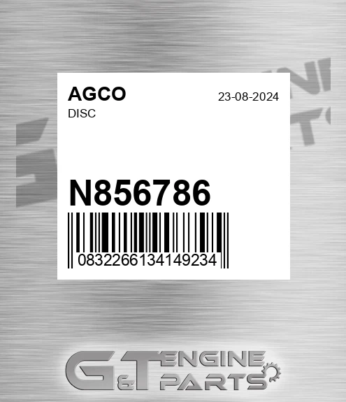 N856786 AGCO Disc