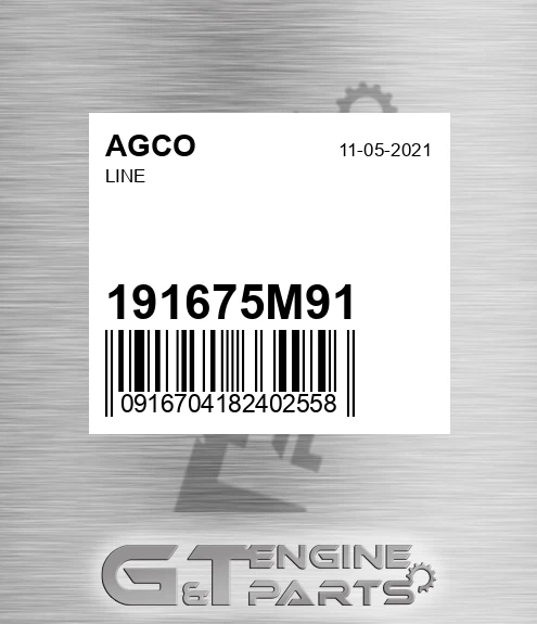 191675M91 Line for AGCO