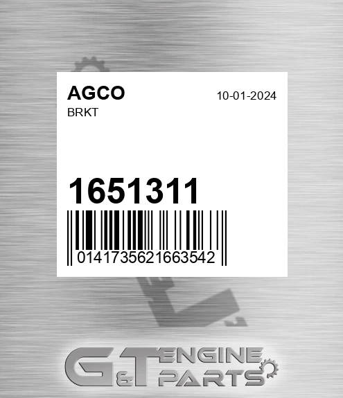 1651311 Brkt for AGCO