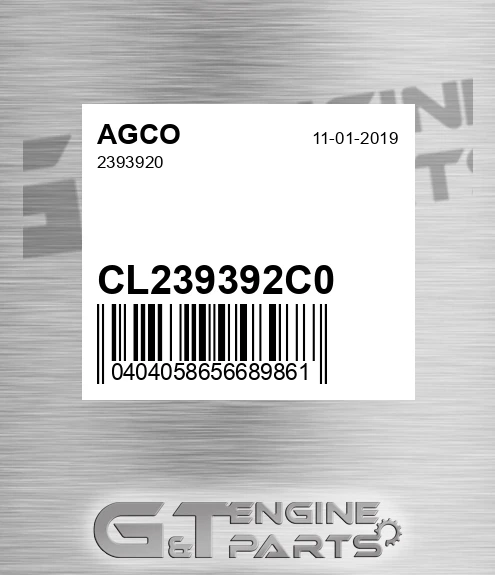 CL239392C0 2393920 for AGCO