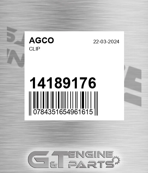 14189176 Clip for AGCO