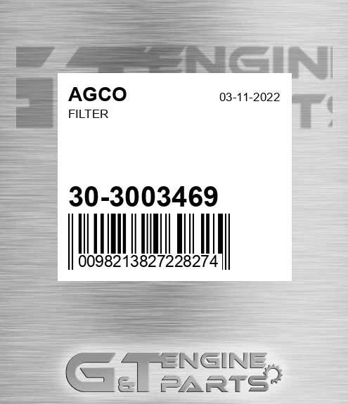 30-3003469 Filter