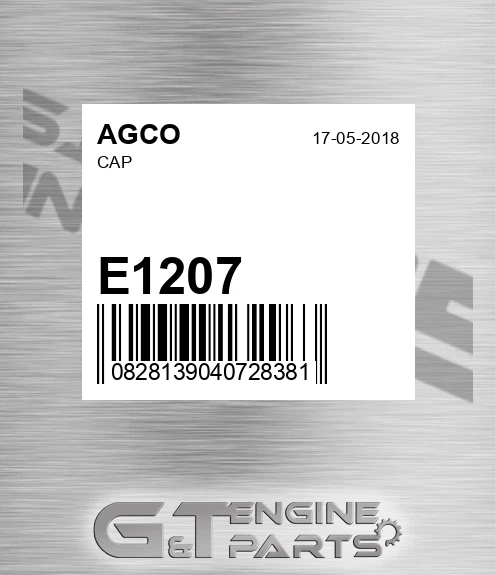 E1207 AGCO Cap