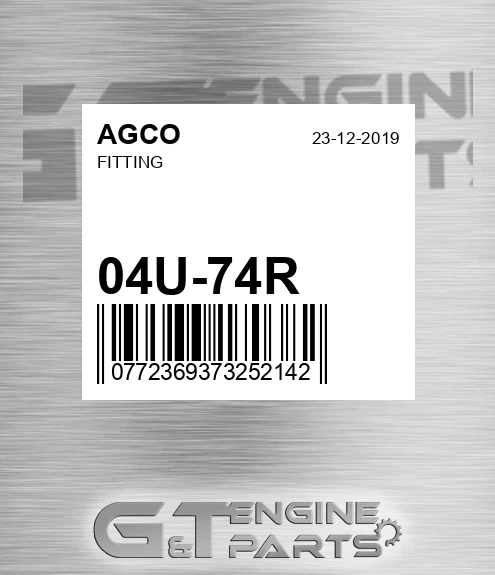 04U-74R Fitting for AGCO