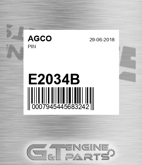 E2034B Pin for AGCO