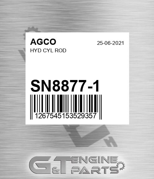 SN8877-1 Hyd Cyl Rod
