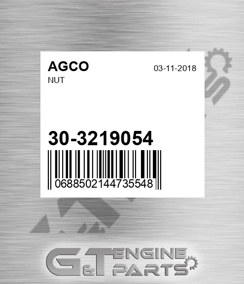30-3219054 Nut for AGCO