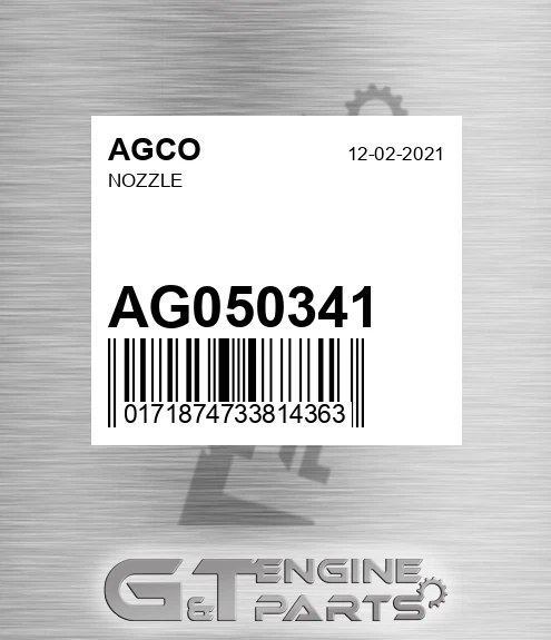 AG050341 AGCO Nozzle