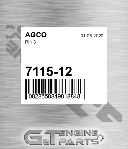7115-12 Ring for AGCO