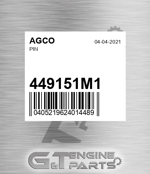 449151M1 AGCO Pin
