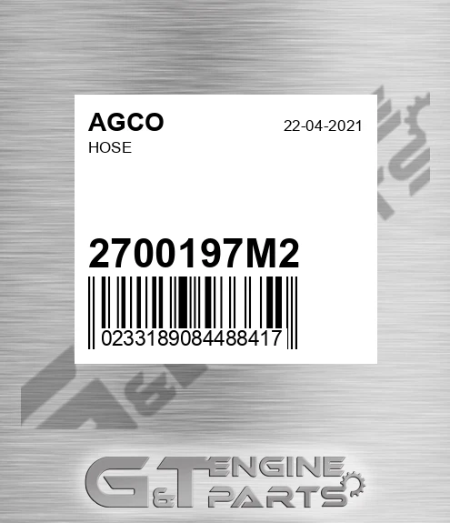 2700197M2 AGCO Hose
