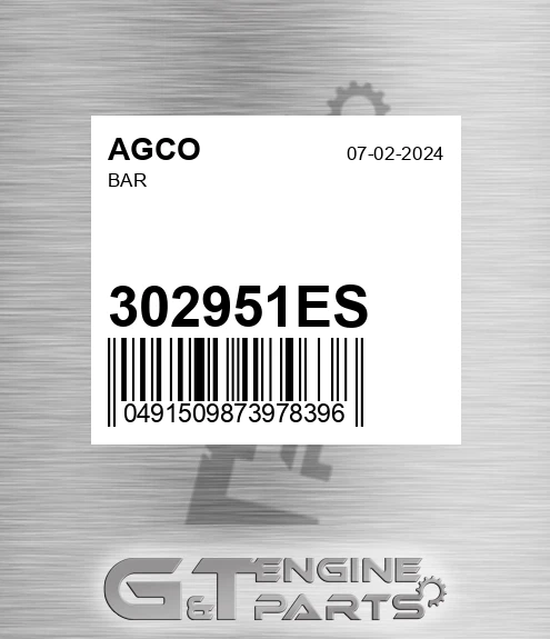 302951ES AGCO Bar