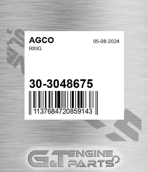 30-3048675 Ring for AGCO