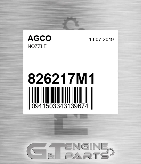 826217M1 AGCO Nozzle