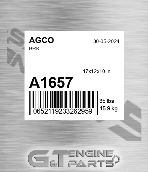 A1657 Brkt for AGCO
