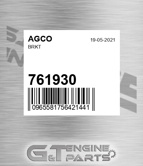 761930 Brkt for AGCO