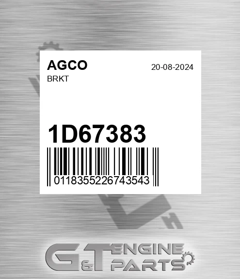 1D67383 Brkt for AGCO