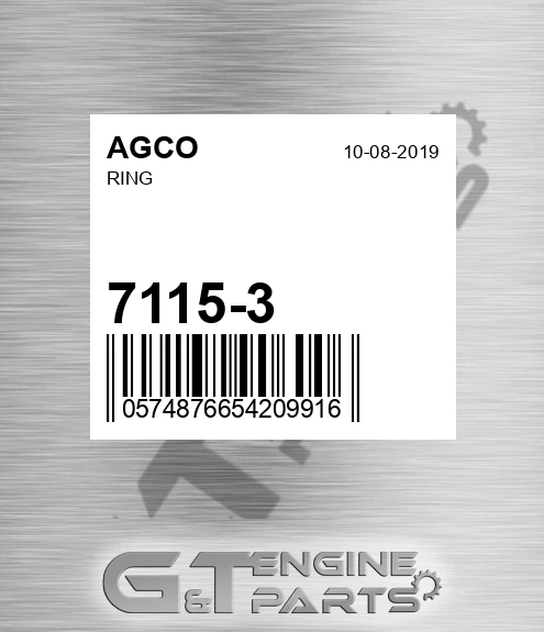 7115-3 Ring for AGCO