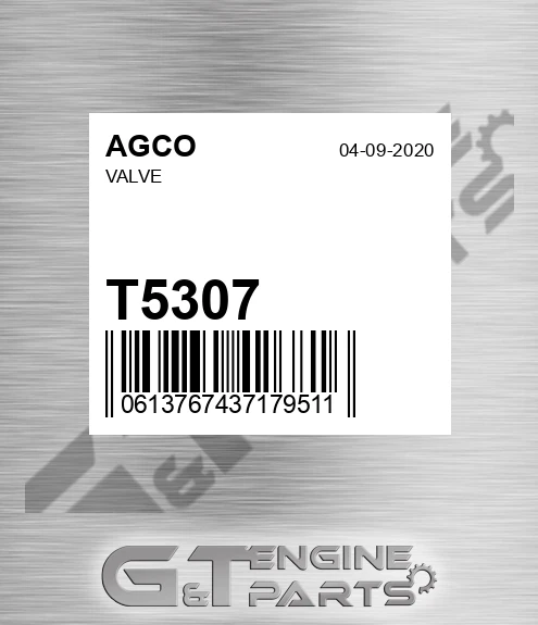 T5307 Valve