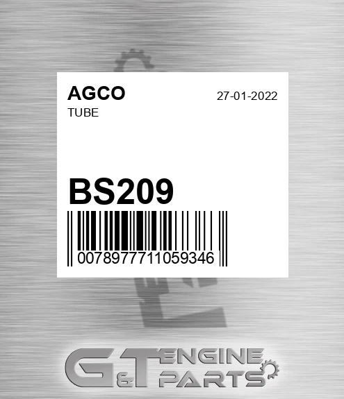 BS209 Tube